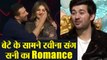Sunny Deol romances with Raveena Tandon in front of Karan Deol at Nach Baliye 9 | FilmiBeat