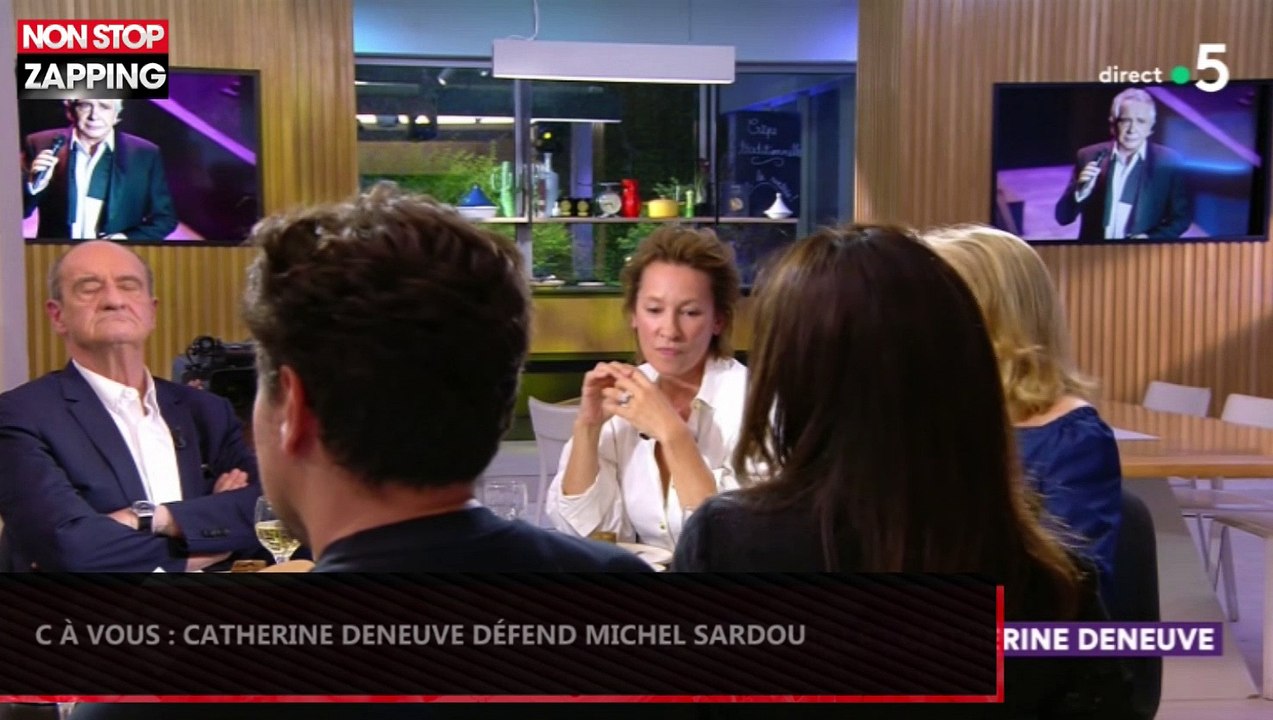 C à Vous : Catherine Deneuve défend Michel Sardou après son coup de gueule (Vidéo)