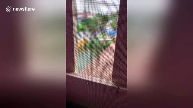 Jet skier in Bahamas takes to streets in the midst of Hurricane Dorian flooding