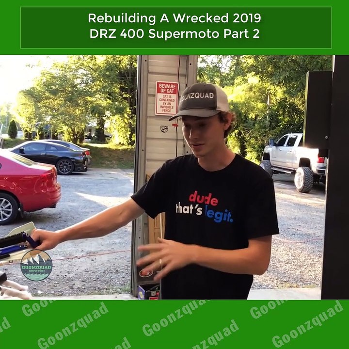 Rebuilding A Wrecked 2019 DRZ 400 Supermoto Part 2