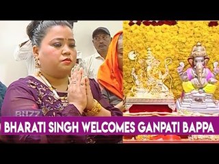 Bharati Singh welcomes Ganpati Bappa