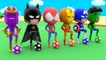 Thanos Avenger Learn Colors with Fifa World Cup Football 2018 Superheroes Spiderman