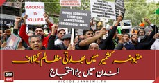 London protests against Indian atrocities in occupied Kashmir