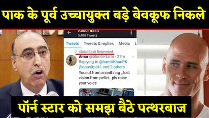 Pakistan के पूर्व उच्चायुक्त Abdul Basit पोर्न स्टार को लेकर क्यों हुए Troll ? | वनइंडिया हिंदी