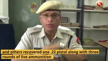 Police recovered .22 pistol along with live ammunition in Lanka, Accused Absconding