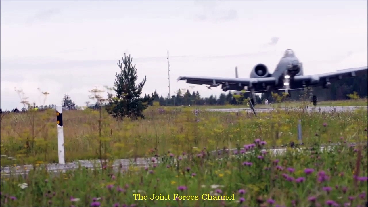 A-10 Landed On A Highway