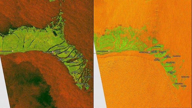 Hurricane Dorian: Before-and-after images show extent of flooding on the Bahamas