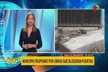 Municipalidad de VES responde por denuncias de veredas ´mal´ construidas