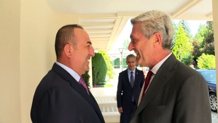 Dışişleri Bakanı Çavuşoğlu’nun kabulü - ANKARA