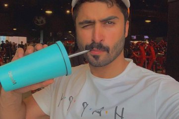 مودل أمين مع بطل مسلسل قيامة أرطغرل