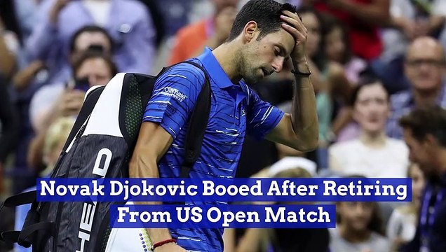 Novak Djokovic Booed After Retiring From US Open Match