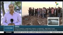 ONU pide a Israel cesar agresiones contra Líbano