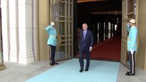 Cumhurbaşkanı Erdoğan, Çekya Başbakanı Babis'i resmi törenle karşıladı
