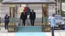 Cumhurbaşkanı Erdoğan Çekya Cumhuriyeti Başbakanı Babis’i resmi törenle karşıladı