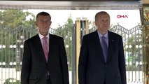 Cumhurbaşkanı ankara - -recep tayyip erdoğan, çek cumhuriyeti başbakanı andrej babis'ı resmi...