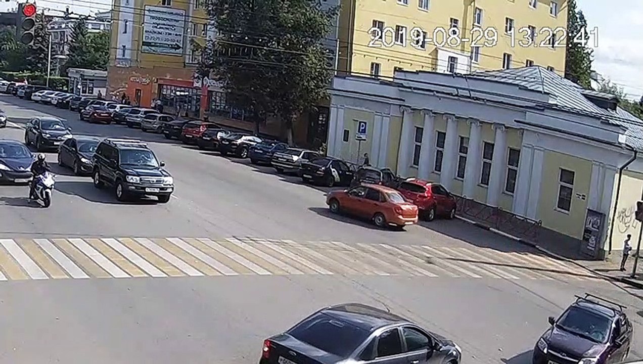 Driver Drifts and Does Damage