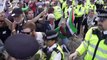 Police use force against Stop Arming Israel protesters at London weapons fair