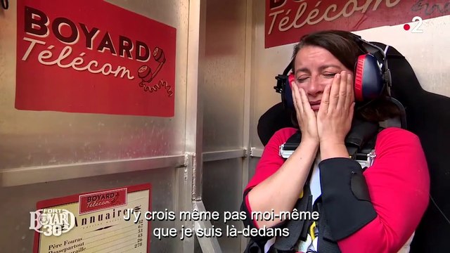Fort Boyard 2019 : extrait de Cécile Duflot dans la Cabine éjectable (7 septembre 2019)