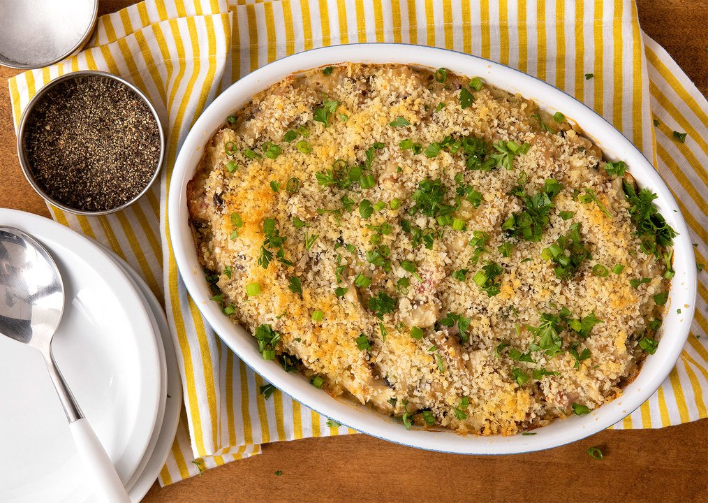 Chicken Cordon Bleu Wild Rice Casserole