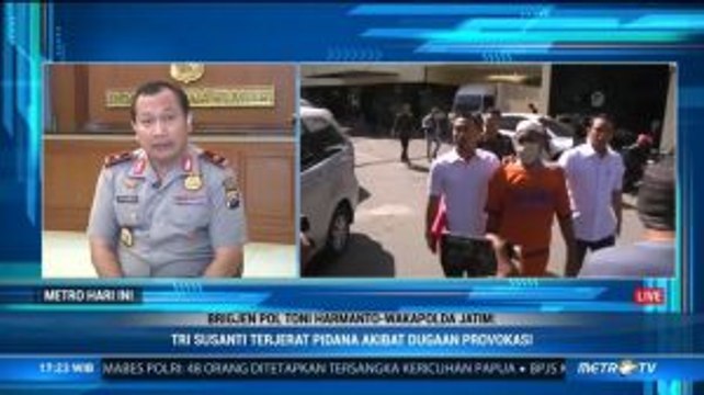 Dua Tersangka Kasus Kerusuhan di Asrama Mahasiswa Papua Ditahan