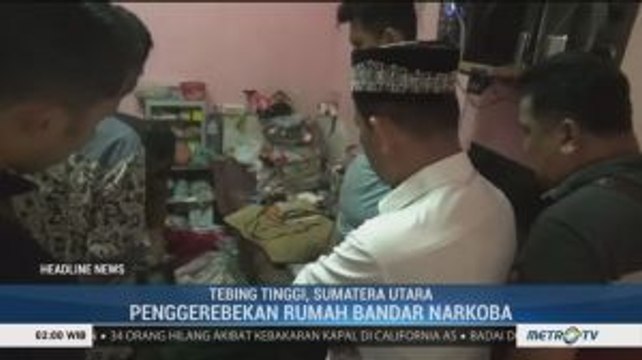 Polisi dan Warga Grebek Rumah Bandar Narkoba di Tebing Tinggi