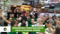 Bursasporlu taraftarlardan gelin ve damada sürpriz