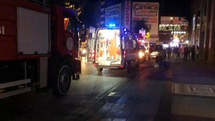 Kavgadan kaçarken alt kattaki balkona düştü