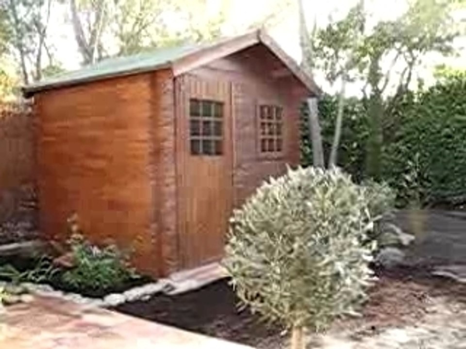 vue du jardin sans le gazon
