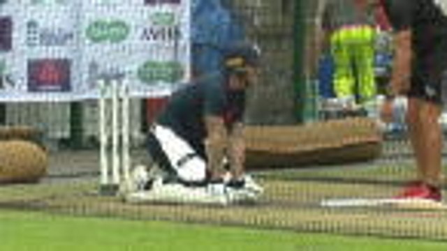 Ben Stokes hit where it hurts in England training