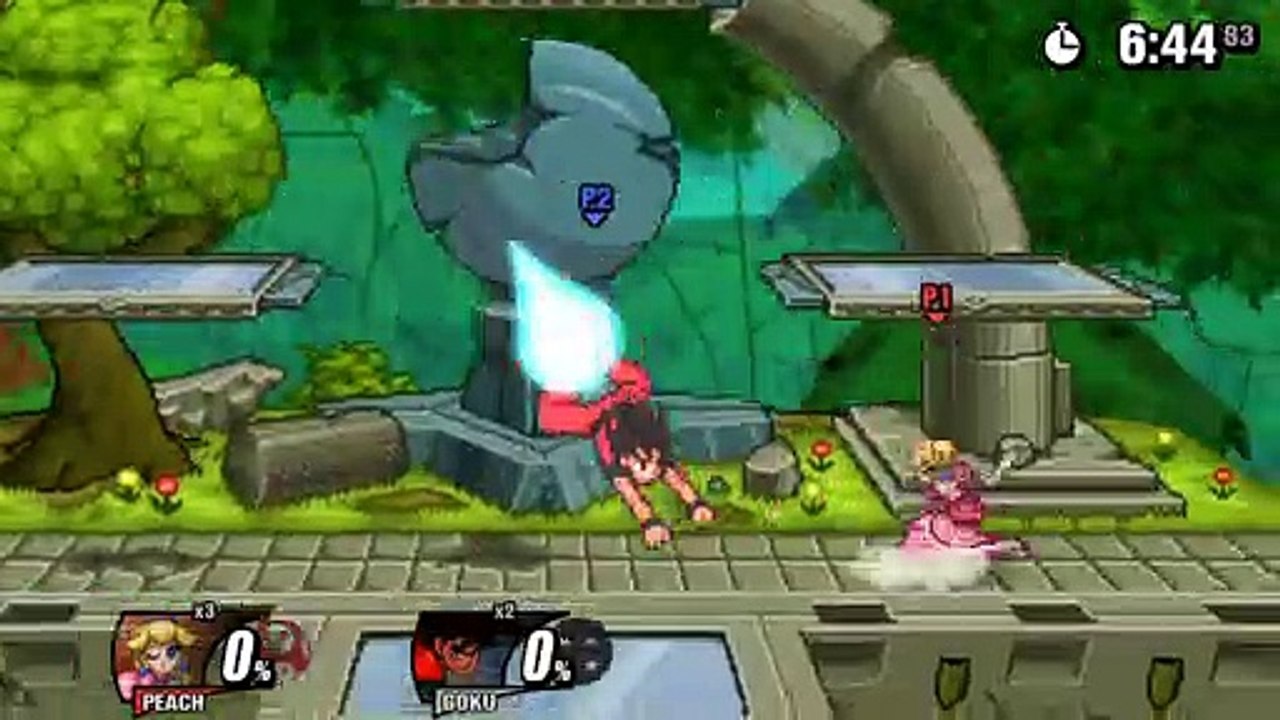 Peach in Super Smash Flash 2 Beta