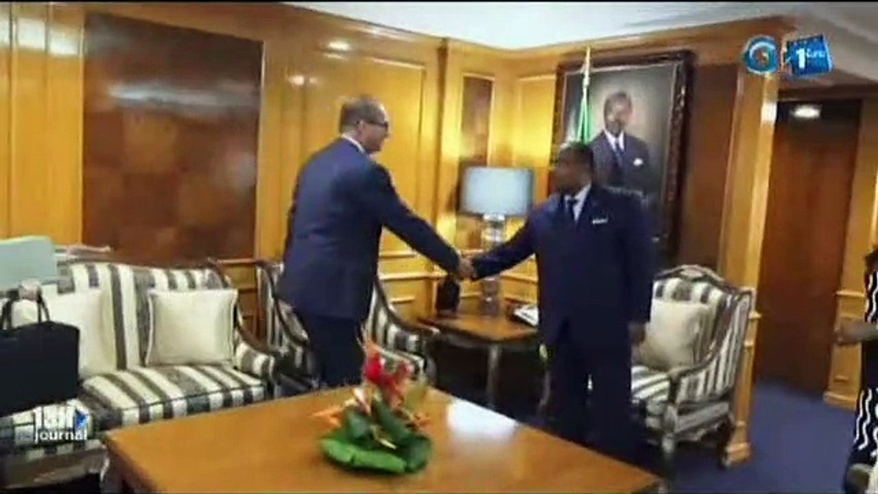 RTG - Audience entre le premier ministre et l’ambassadeur de Russie au Gabon