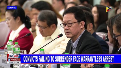 Convicts failing to surrender face warrantless arrest