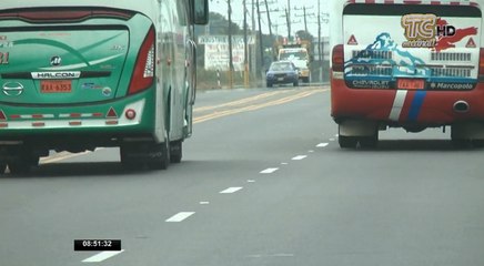 Se captura a tres sospechosos de un robo realizado a un bus intercantonal