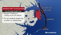 Mandatory evacuations to be issued in North Carolina's Dare County