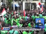 Ratusan Pengemudi Gojek Demo Kedubes Malaysia