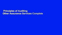 Principles of Auditing   Other Assurance Services Complete
