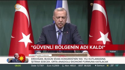 Başkan Erdoğan'dan güvenli bölge açıklaması
