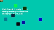 Full E-book  Lonely Planet Farsi (Persian) Phrasebook   Dictionary  For Kindle