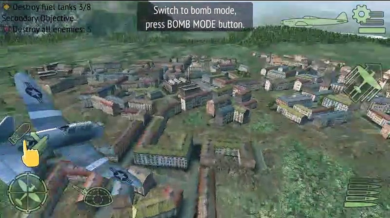 fighter planes 3 destroying fuel tanks and destroying all enemies