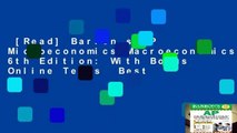 [Read] Barron s AP Microeconomics/Macroeconomics, 6th Edition: With Bonus Online Tests  Best