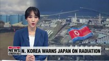 N. Korea warns Japan on dumping nuclear waste into Pacific Ocean