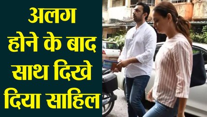 Dia Mirza & Sahil Sangha spotted together first time after their separation | FilmiBeat