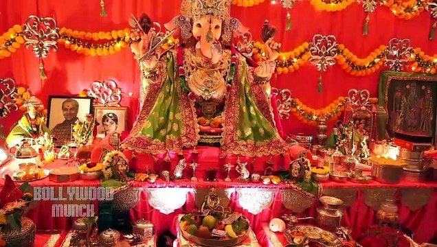 Neil Nitin Mukesh Daughter Nurvi Looks Cute In Pink Lehenga At Ganesh Chaturthi Celebration 2019