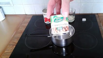 Delicious Tomato and Mushroom with pasta. Less than 1 euro!!