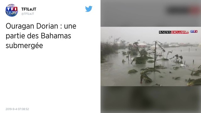 L’ouragan Dorian se dirige vers les États-Unis après avoir fait au moins 7 morts aux Bahamas