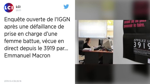 Violences conjugales : Au 3919, Emmanuel Macron témoin en direct d’une défaillance : une enquête ouverte