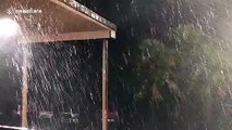 Hurricane Dorian's 'crazy rain' hits Florida coast