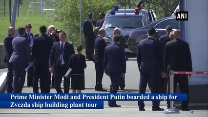 Watch Video : pm modi putin meets in russia