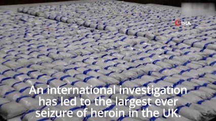 - İngiltere'de Rekor Uyuşturucu Vurgunu- Ele Geçirilen 1.3 Ton Uyuşturucunun Değeri 120 Milyon Euro