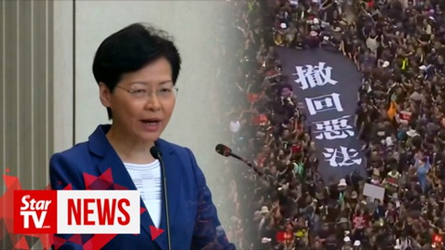 Lam to announce withdrawal of extradition bill, says source
